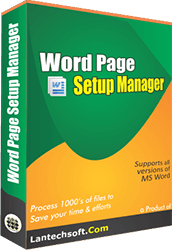 Word File Page Setup Batch 3.5.1.12