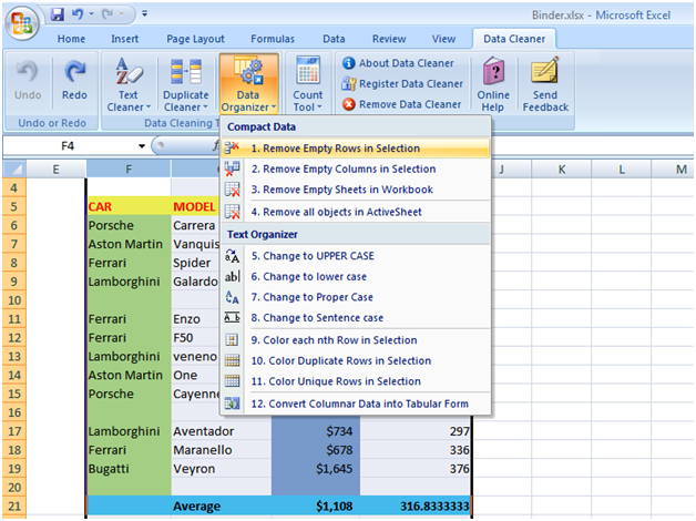 Excel Files Data Cleaning Utility Excel Files Data Cleaning Utility
