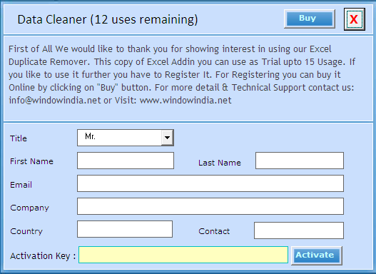 Excel Files Data Cleaning Utility excel-files-data-cleaning-utility