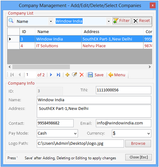 Gujarati Billing Software