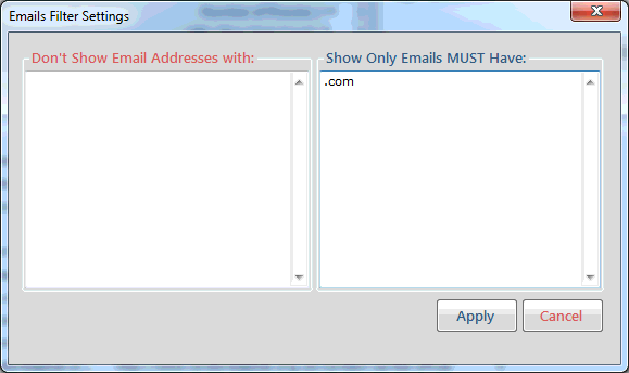 Internet Email Address Extractor