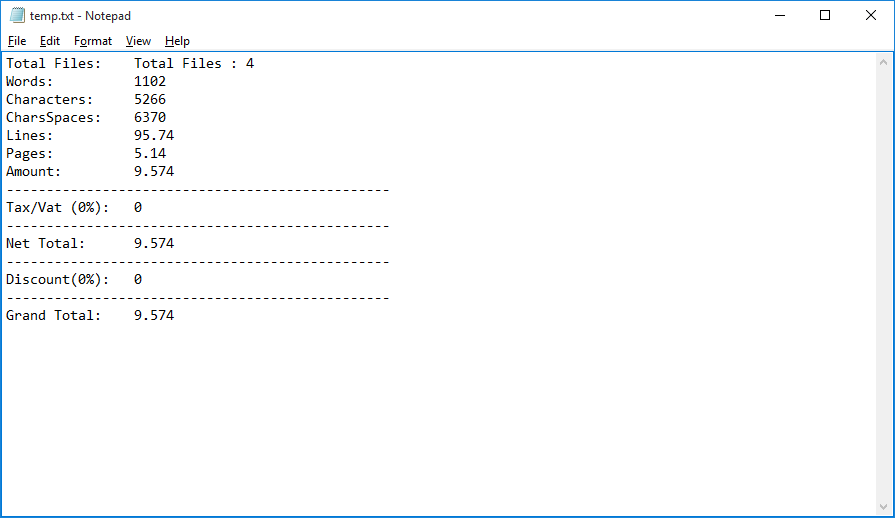 Line Count Manager