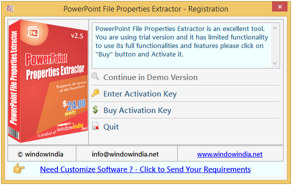 PowerPoint File Properties Extractor