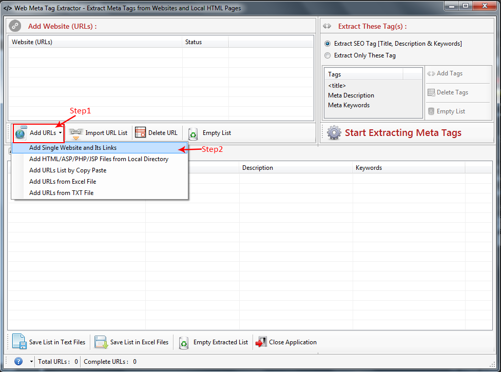 Web Meta Tag Extractor Web Meta Tag Extractor