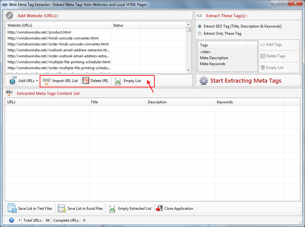 Web Meta Tag Extractor Web Meta Tag Extractor