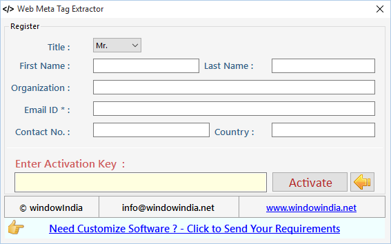 Web Meta Tag Extractor Web Meta Tag Extractor