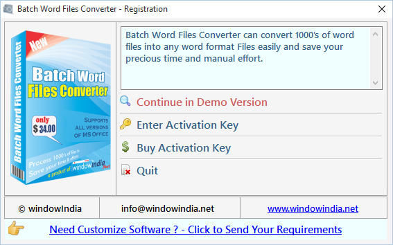 Batch Word Files Converter