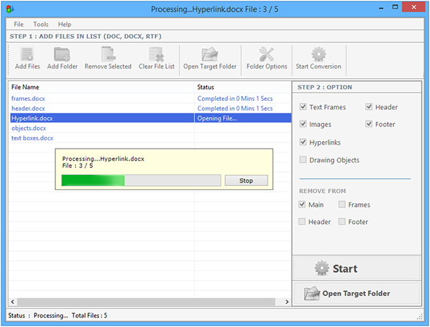 Word Object and Image Remover Word Object and Image Remover