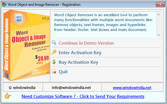Word Object and Image Remover Word Object and Image Remover