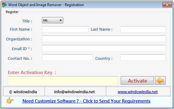 Word Object and Image Remover Word Object and Image Remover