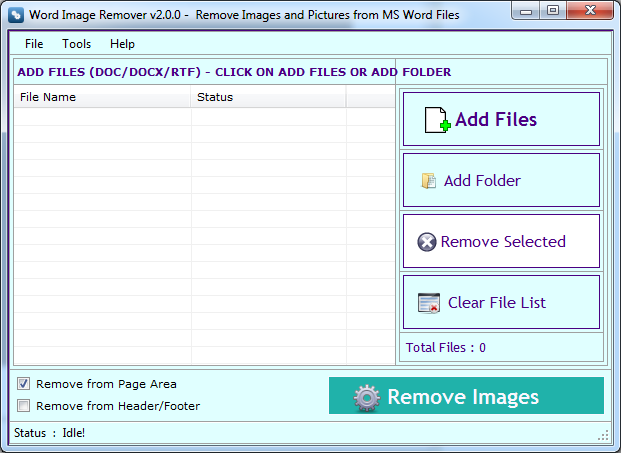 Word Image Remover Word Image Remover