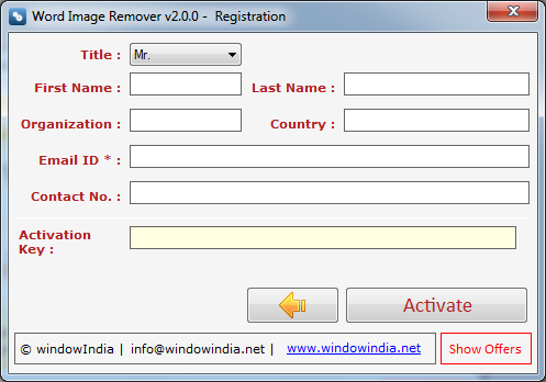 Word Image Remover Word Image Remover