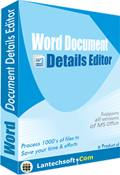 Word Document Details Editor