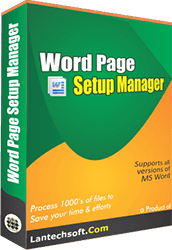 Word Page Setup Manager