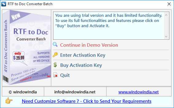 RTF to Doc Converter