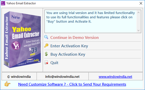 Yahoo Email Extractor